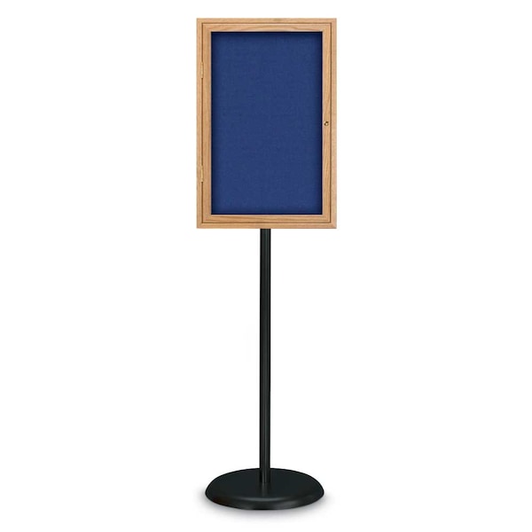 Corkboard, Double Door, Radius Frame, 60x36", Bronze/Pearl
